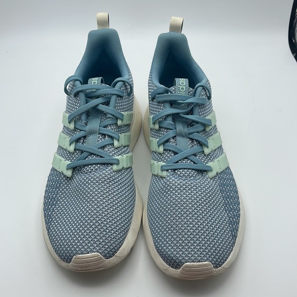 Adidas Neo Questar Flow Women's Blue Green Running Shoes - Picture 3 of 8
